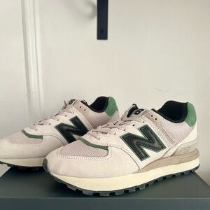 New Balance 574 Legacy Reflection White Black Green